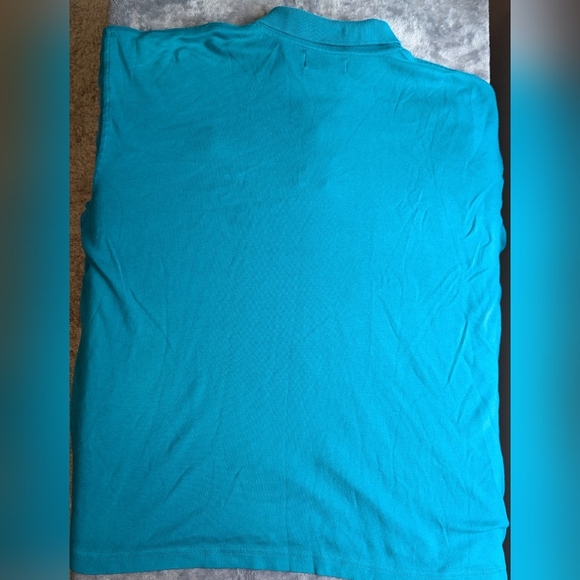 Warner Bros Studio Golfing Polo Men's Extra Large Blue Teal Tasmanian Devil - Picture 8 of 8